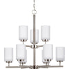 Generation Lighting. Nine Light Chandelier