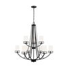 Generation Lighting. Nine Light Chandelier