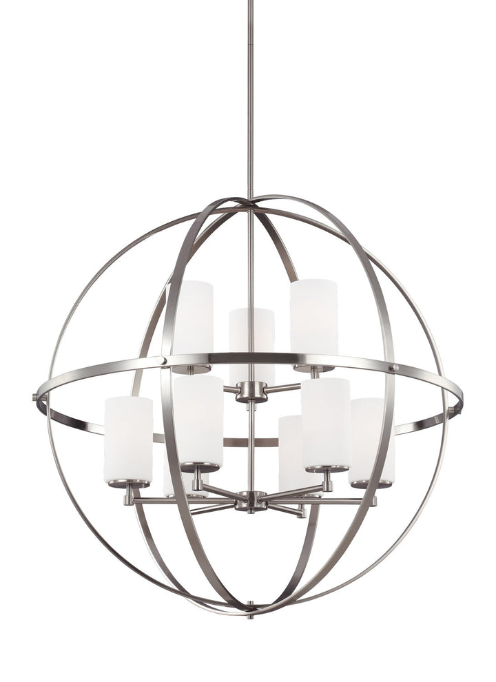 Generation Lighting. Nine Light Chandelier