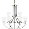 Generation Lighting. Nine Light Chandelier