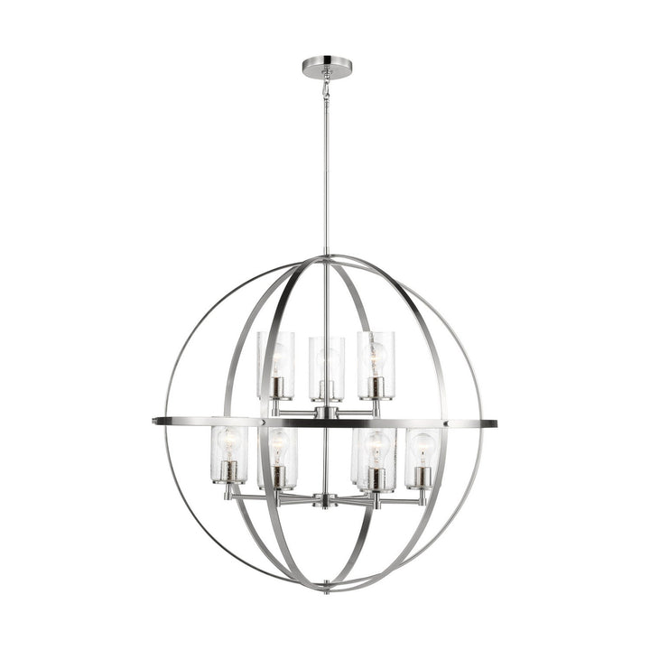 Generation Lighting. Nine Light Chandelier