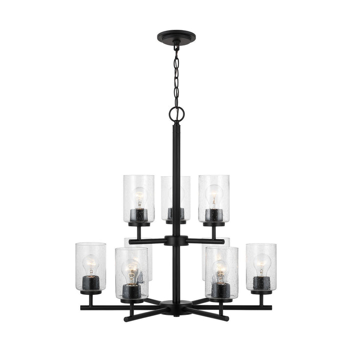 Generation Lighting. Nine Light Chandelier