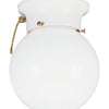 Generation Lighting. One Light Flush Mount