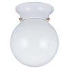 Generation Lighting. One Light Flush Mount