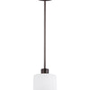 Generation Lighting. One Light Mini-Pendant
