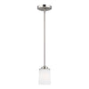 Generation Lighting. One Light Mini-Pendant