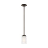 Generation Lighting. One Light Mini-Pendant