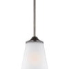 Generation Lighting. One Light Mini-Pendant
