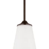 Generation Lighting. One Light Mini-Pendant