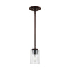 Generation Lighting. One Light Mini-Pendant
