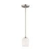 Generation Lighting. One Light Mini-Pendant