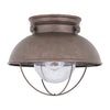 Generation Lighting. One Light Outdoor Flush Mount