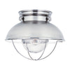 Generation Lighting. One Light Outdoor Flush Mount