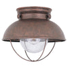 Generation Lighting. One Light Outdoor Flush Mount