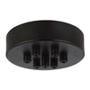 Generation Lighting. Seven Light Multi-Port Canopy with Swag Hooks
