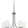 Generation Lighting. Six Light Chandelier