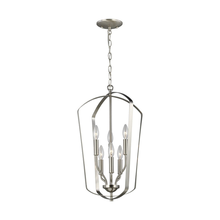 Generation Lighting. Six Light Hall / Foyer Pendant