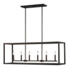Generation Lighting. Six Light Island Pendant