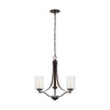 Generation Lighting. Three Light Chandelier