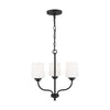 Generation Lighting. Three Light Chandelier