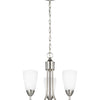 Generation Lighting. Three Light Chandelier