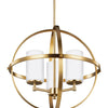 Generation Lighting. Three Light Chandelier