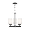 Generation Lighting. Three Light Chandelier