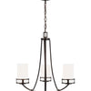 Generation Lighting. Three Light Chandelier