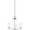 Generation Lighting. Three Light Chandelier
