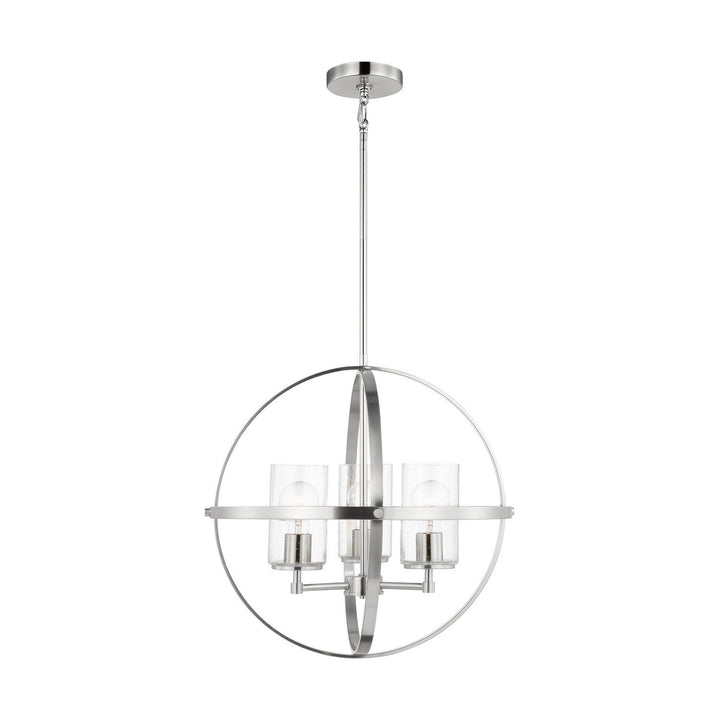 Generation Lighting. Three Light Chandelier