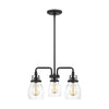 Generation Lighting. Three Light Chandelier