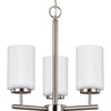Generation Lighting. Three Light Chandelier