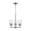 Generation Lighting. Three Light Chandelier