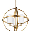 Generation Lighting. Three Light Chandelier