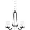 Generation Lighting. Three Light Chandelier