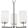 Generation Lighting. Three Light Chandelier