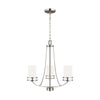 Generation Lighting. Three Light Chandelier