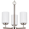 Generation Lighting. Three Light Chandelier