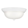 Generation Lighting. Three Light Flush Mount
