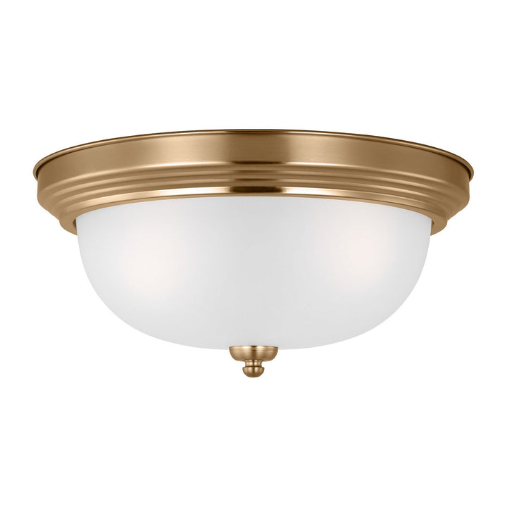 Generation Lighting. Three Light Flush Mount