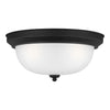 Generation Lighting. Three Light Flush Mount