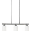Generation Lighting. Three Light Island Pendant