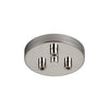 Generation Lighting. Three Light Multi-Port Canopy with Swag Hooks