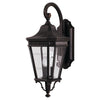 Generation Lighting. Three Light Outdoor Fixture