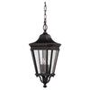 Generation Lighting. Three Light Outdoor Fixture