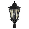 Generation Lighting. Three Light Outdoor Fixture
