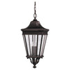 Generation Lighting. Three Light Outdoor Fixture