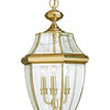 Generation Lighting. Three Light Outdoor Pendant