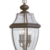 Generation Lighting. Three Light Outdoor Pendant