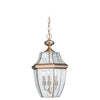 Generation Lighting. Three Light Outdoor Pendant